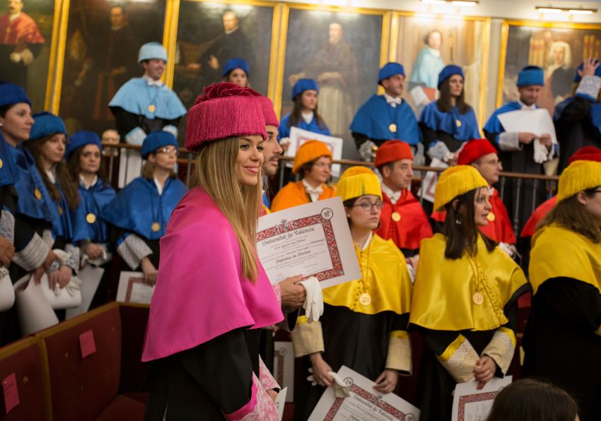 Imagen del evento:Doctores recogiendo título